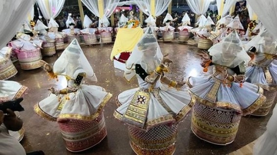 Traditional Rash-Utsav was celebrated in Agartala Radha Madhab temple. TIWN Pic Nov 4 Traditional Rash-Utsav was celebrated in Agartala Radha Madhab temple. TIWN Pic Nov 4